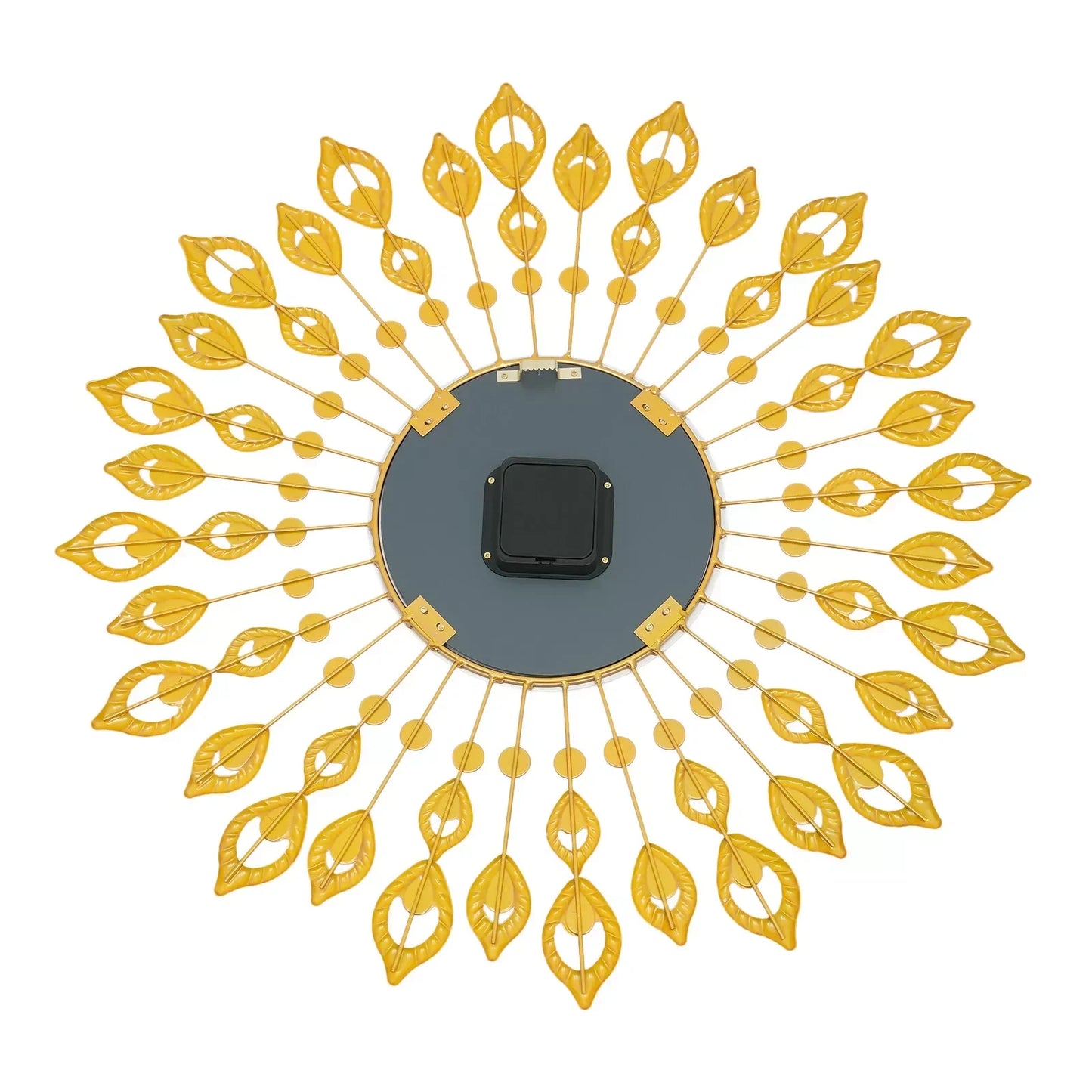 26.4" Luxury Large Wall Clock 3D Peacock Wall Watch Living Room Decor Modern USA