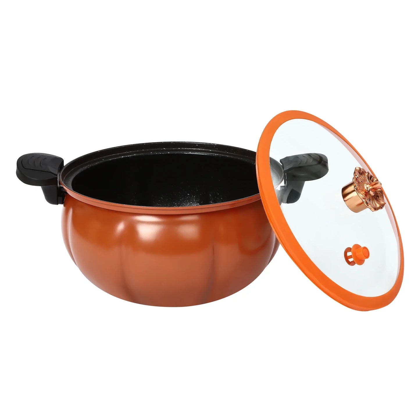 8L Capacity Micro Pressure Cooker Pot with Safe Low Pressure Design for Fast Even Heating Suitable for Gas Stoves & Open Flames