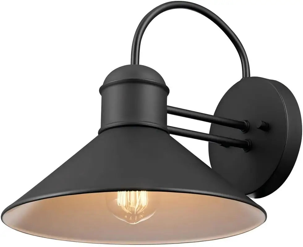 Outdoor Wall Light Fixtures, Exterior Waterproof Lanterns,Modern Matte Black Wall Light for Patio Front Door Entryway