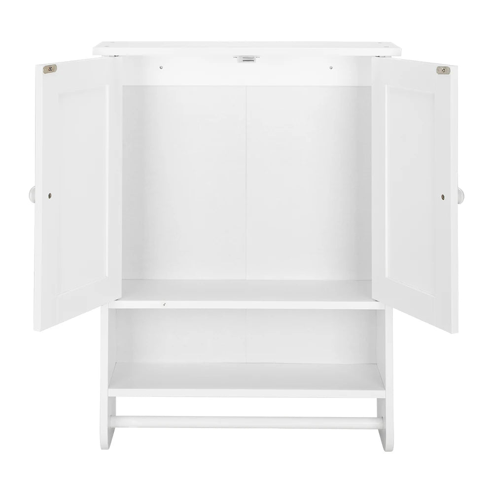Wall Hanging Cabinet with Two Doors Wall Washer Storage Cabinet