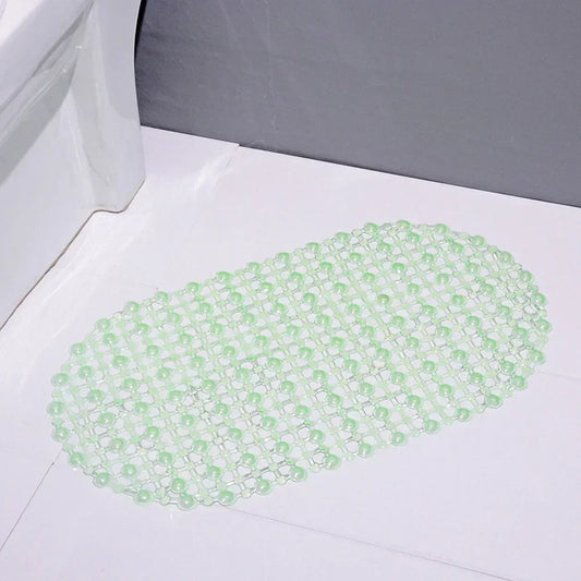 New Non-slip PVC Anti-skid Bath Mats Soft Shower Mat Massage Mat with Suction Cup Non-slip Bathtu Bath Mat Bathroom Accessories (Multiple colors)