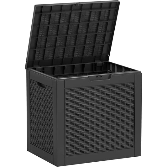 31 Gallon Outdoor Storage Box Waterproof,Indoor Outside Deck Box,Backyard Storage Bin For Package Delivery,Garden Tools