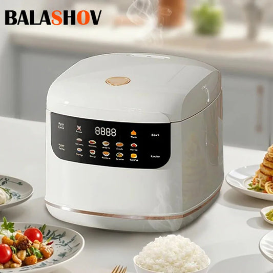 110V Mini Electric Rice Cooker 1-3 People 2L Multi Cooker Non-Stick Pot Smart Mechanical MultiCooker Steamed Rice Pot For Home (Multiple colors)