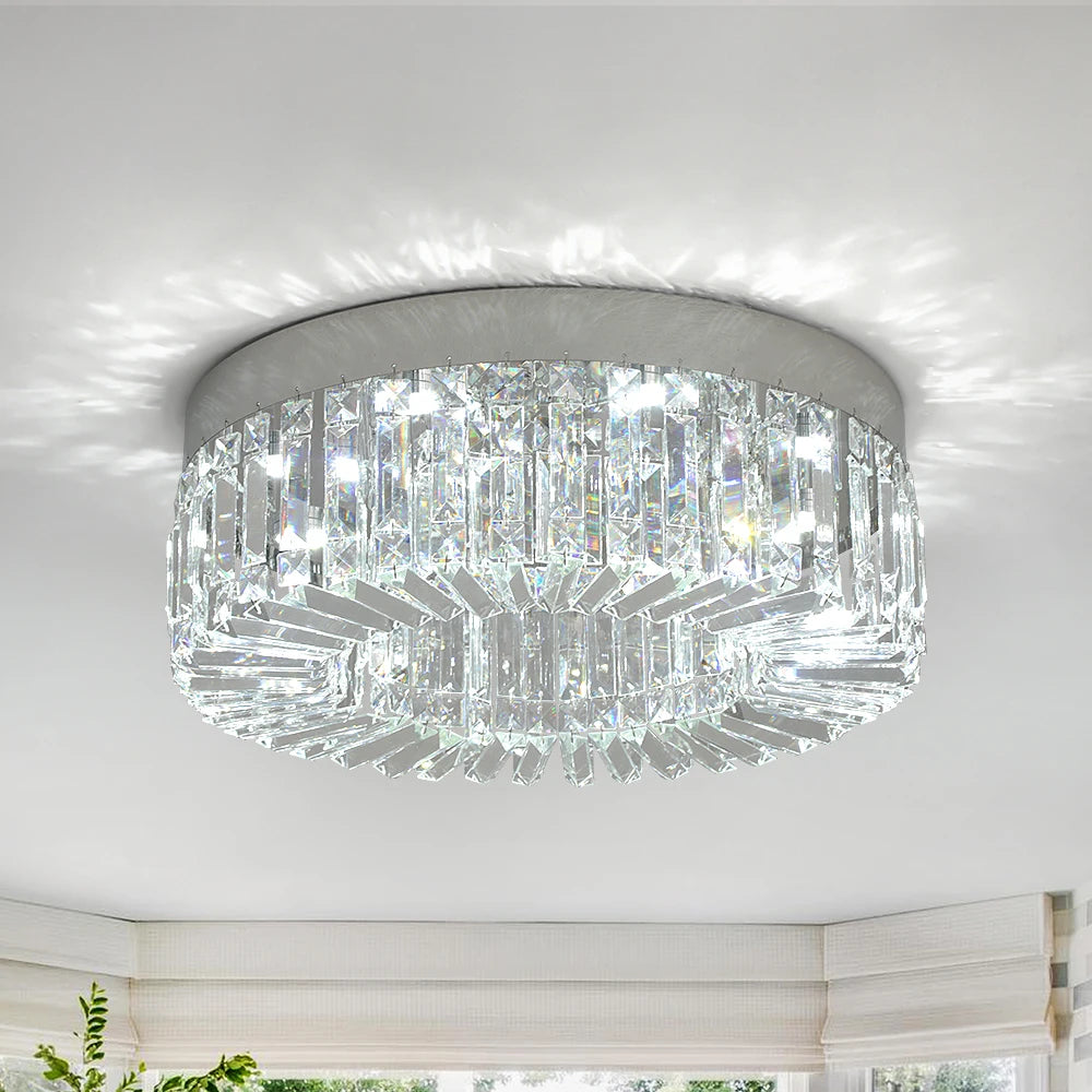 Crystal Ceiling Lamp Living Room Gold Luxury Modern Chandeliers Decoration Led Ceiling Lights Lighting Fixture Diameter 40/50cm