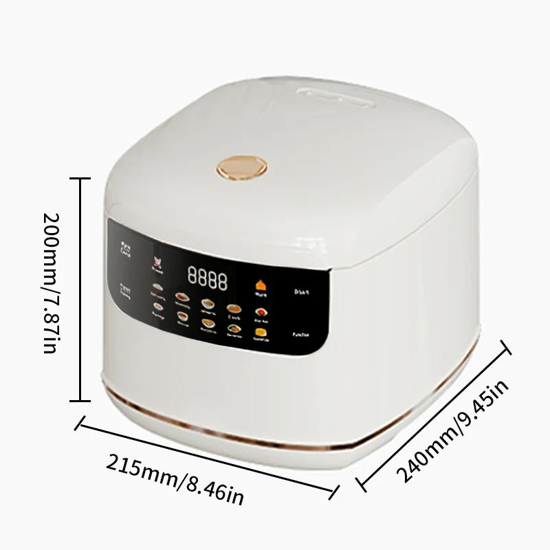110V Mini Electric Rice Cooker 1-3 People 2L Multi Cooker Non-Stick Pot Smart Mechanical MultiCooker Steamed Rice Pot For Home (Multiple colors)