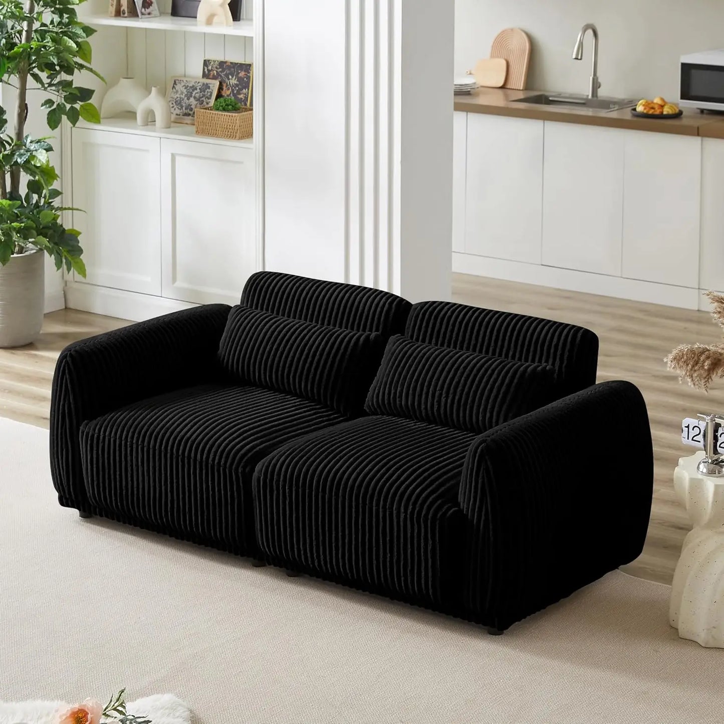 Sectional Sofa Couch,Sectional Couches for Living Room,Modular Sectional Sofa,Cloud Couch,L Shaped Couch with Removable Ottomans (Multiple colors)