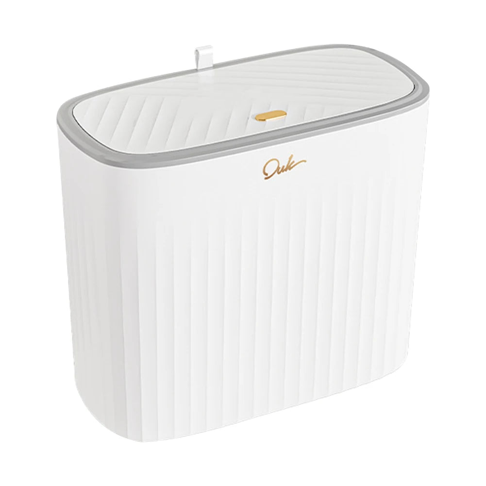 Kitchen Trash Bin 12L Bathroom Touch Trash Can In The Toilet Smart Garbage Bucket Waste Bins Dustbin Smart Trash Can Household