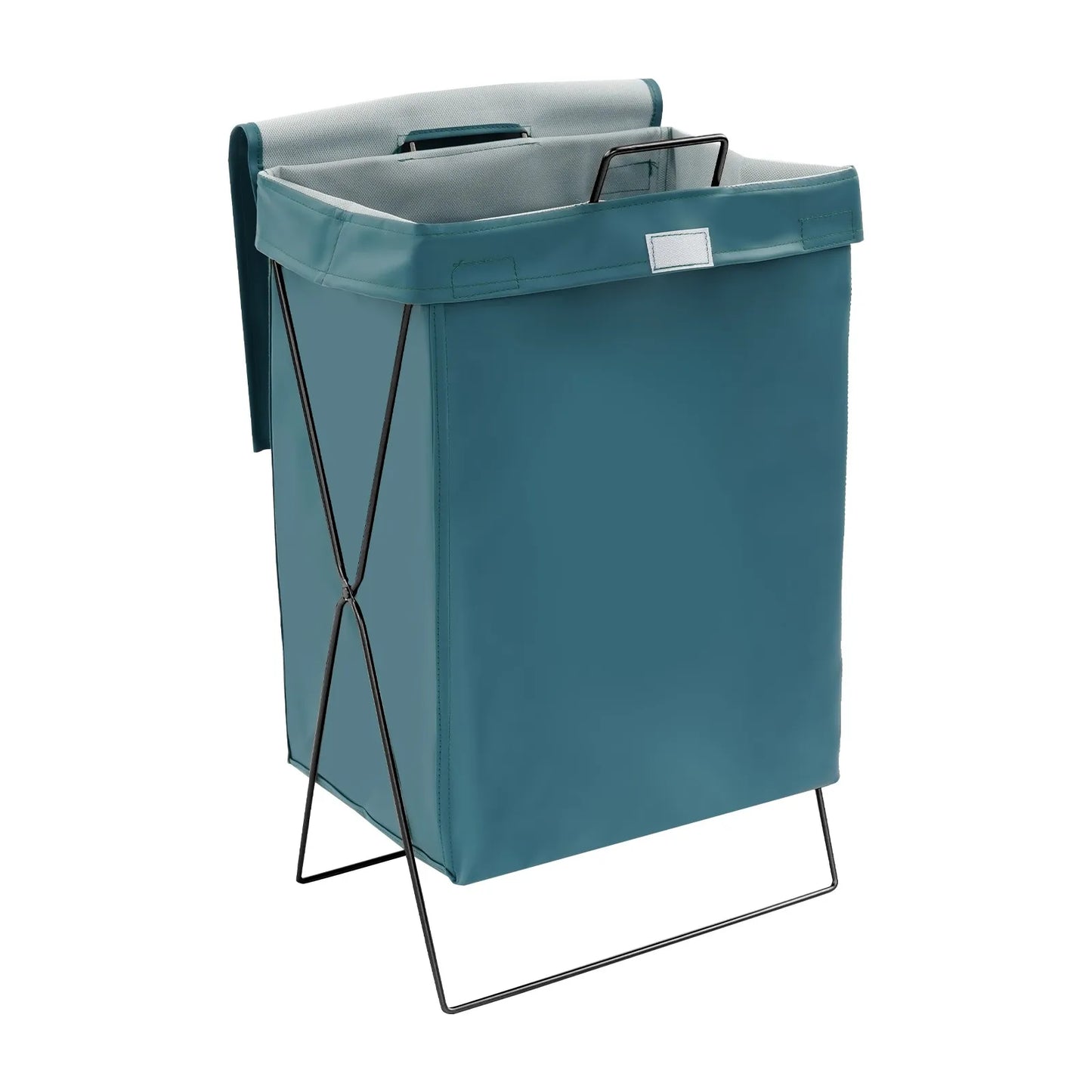 Foldable Laundry Hamper X Frame Design for Bedroom Bathroom Closet Portable Dirty Clothes Storage with Lid
