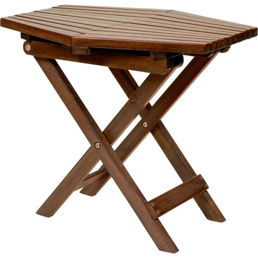 Folding Patio Table - Outdoor Furniture for Entertaining on Decks and Backyards