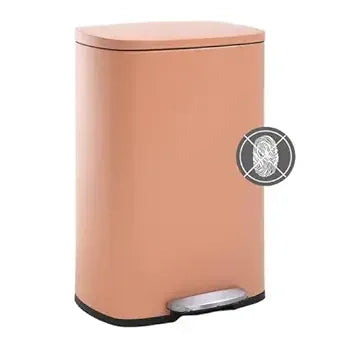 newTrash Can, Garbage Can 13 Gallon/ 50L Stainless Steel Metal Bathroom Step Waste Bin for Home and Kitchen Waste and Recycling,