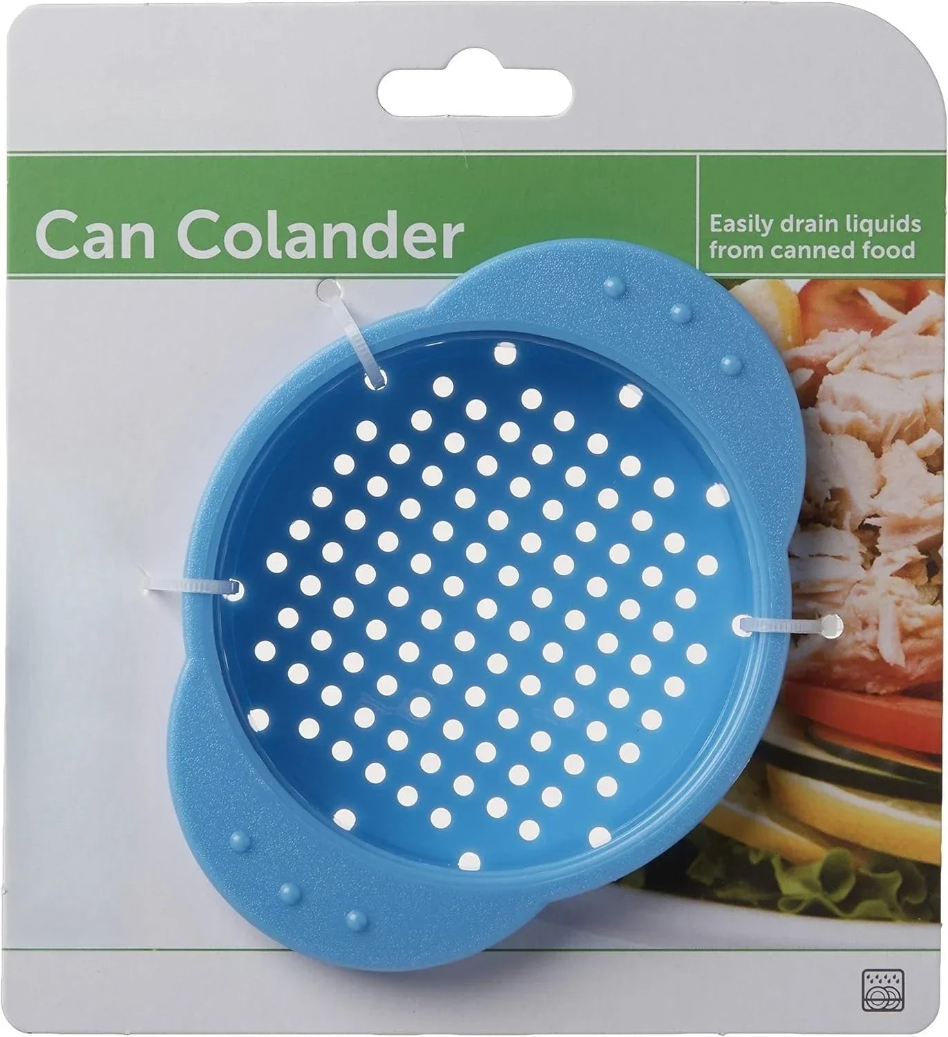 Progressive 4.5 in. W x 3.5 in. L Sky Blue Can Colander, Medium