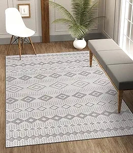 Modern Rug Luxury Swirl Curved Large Micro Loop Area Rugs Soft High-Low Pile Stain Resistant Easy to Clean Non-Shedding (Multiple colors)