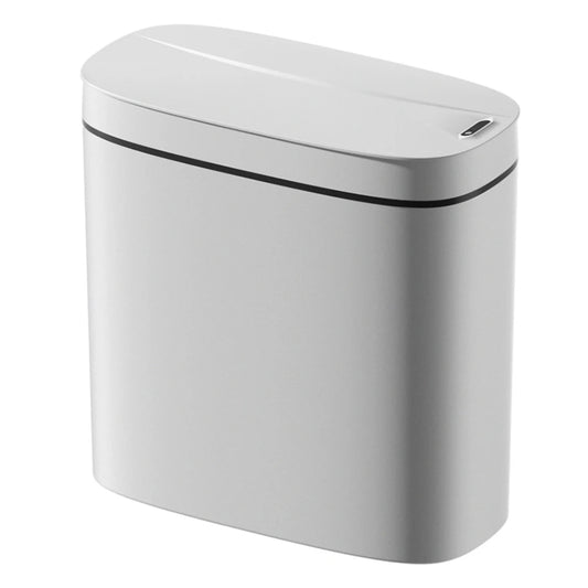 14L Smart Sensor Trash Can with Lid Automatic Trash Bin IPX5 Waterproof Auto Motion Sensor Rubbish Can for Narrow Space Bathroom