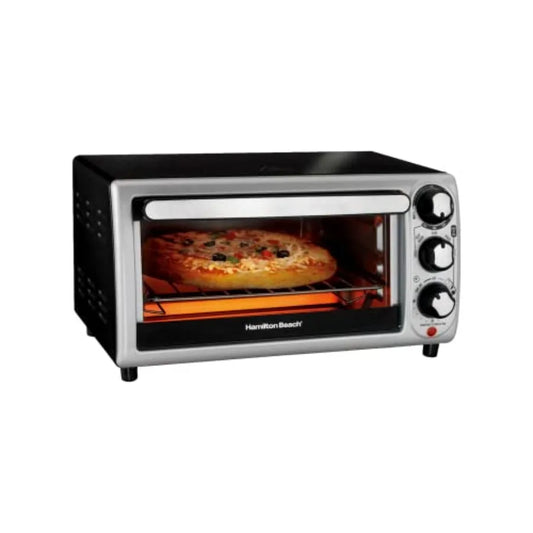 Compact 31142 Toaster Oven in Silver for Efficient Home Baking and Heating Ideal for Small Kitchens and Quick Meal Preparation