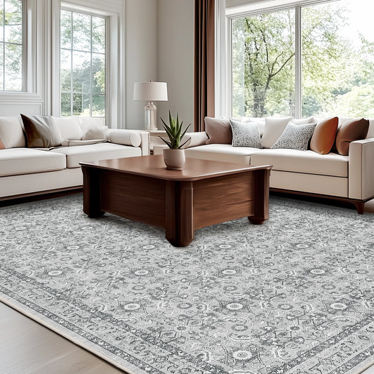 Living Room Rugs Deluxe Anti Slip Bedside Bedroom Vintage Mat Large Area Carpet Home Decor Sofa Coffee Table Floor Mat