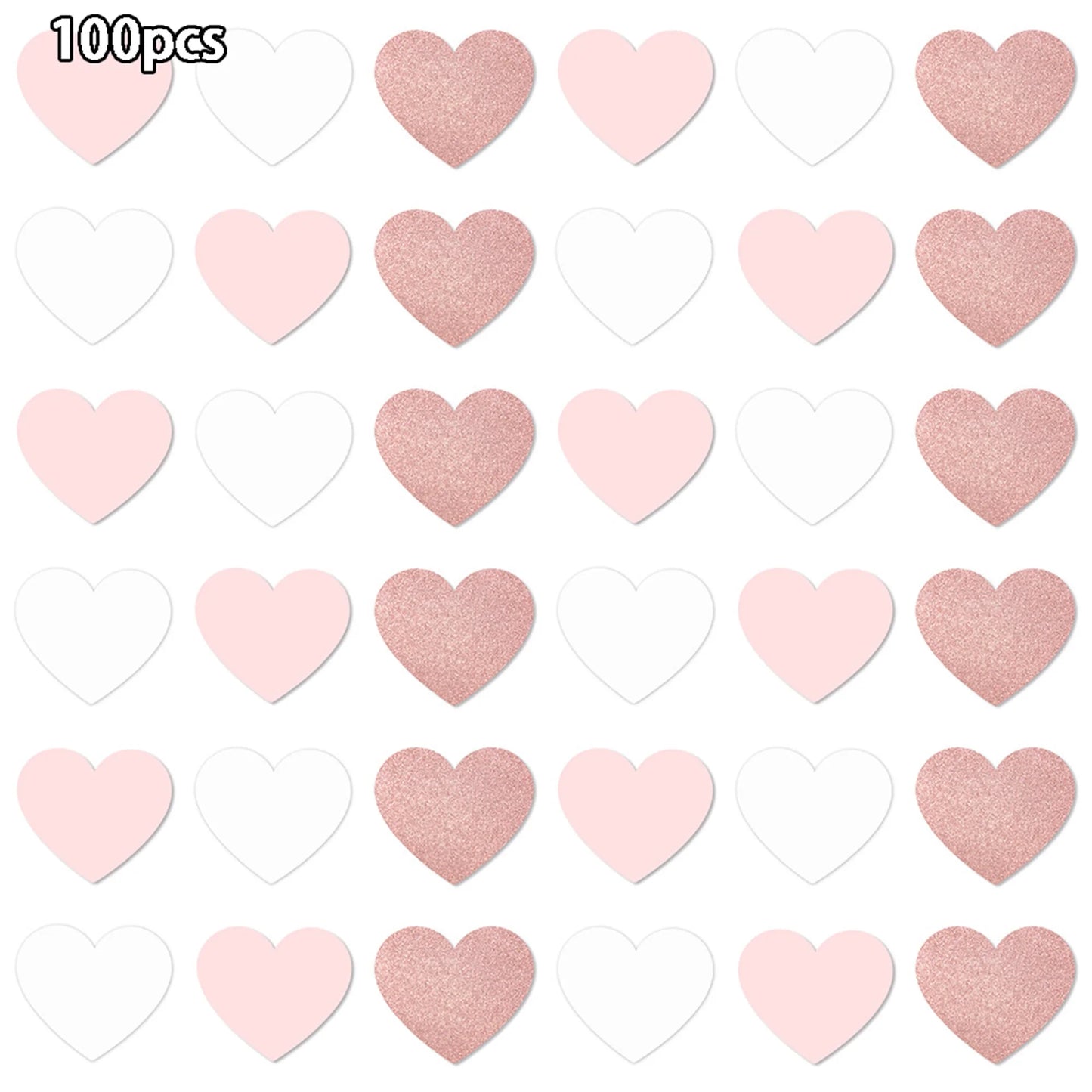 Valentine s Day Heart-Shaped Decorations Romantic Heart Cutouts