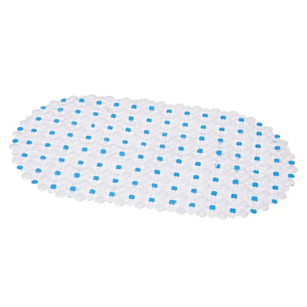 New Non-slip PVC Anti-skid Bath Mats Soft Shower Mat Massage Mat with Suction Cup Non-slip Bathtu Bath Mat Bathroom Accessories (Multiple colors)