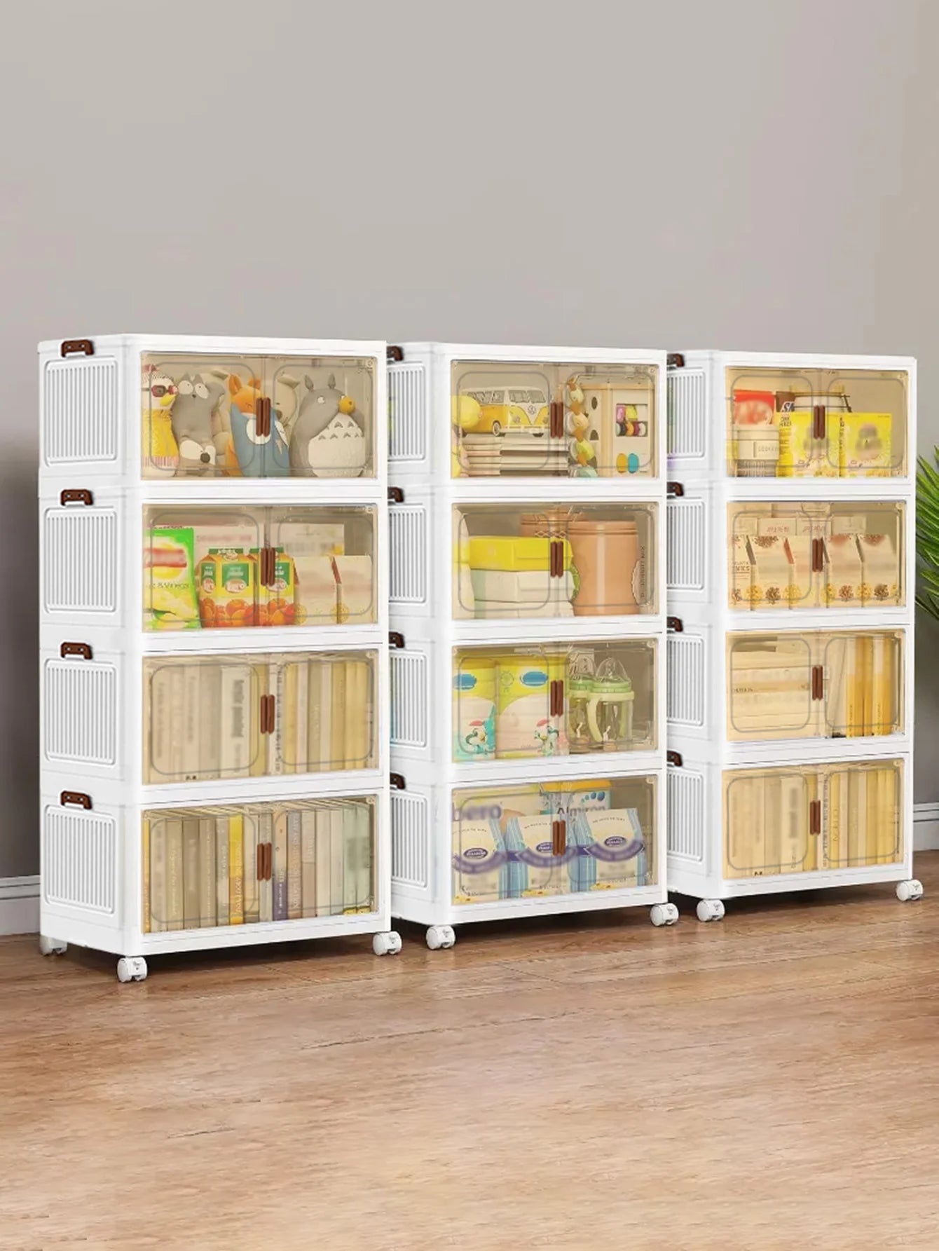 45-5 layers Plastic storage boxes Stackable storage boxes with wheels Storage containers with LIDS Folding storage boxes