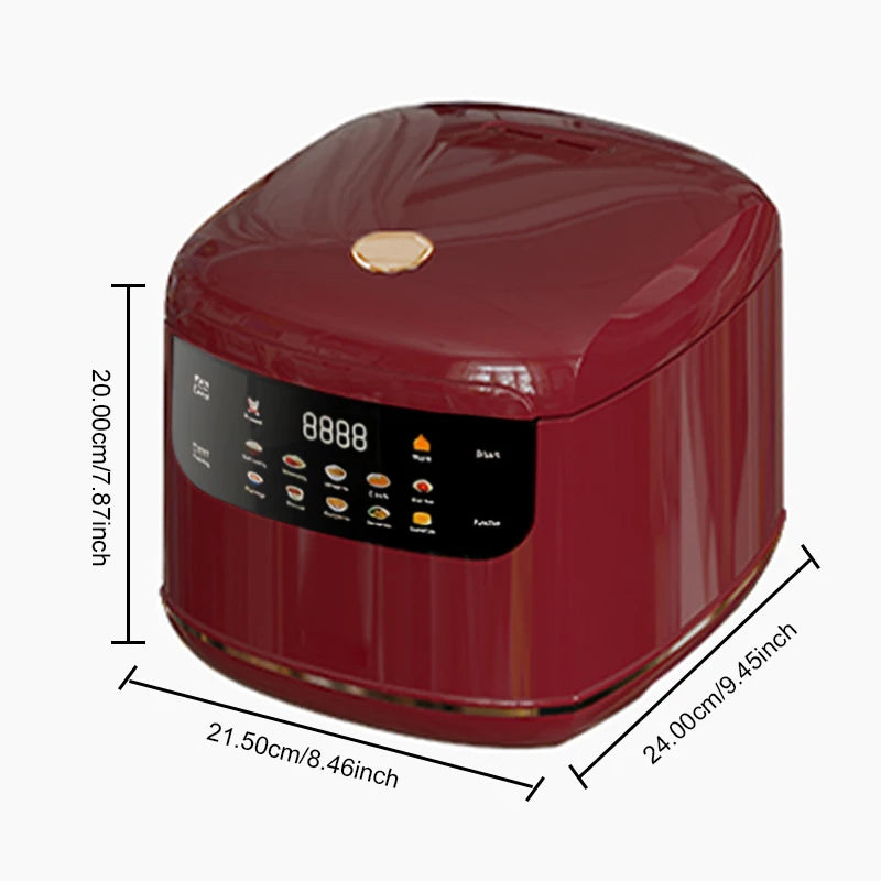 110V Mini Electric Rice Cooker 1-3 People 2L Multi Cooker Non-Stick Pot Smart Mechanical MultiCooker Steamed Rice Pot For Home (Multiple colors)