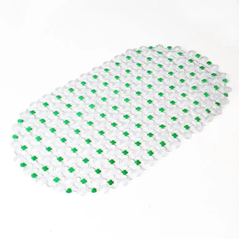 New Non-slip PVC Anti-skid Bath Mats Soft Shower Mat Massage Mat with Suction Cup Non-slip Bathtu Bath Mat Bathroom Accessories (Multiple colors)