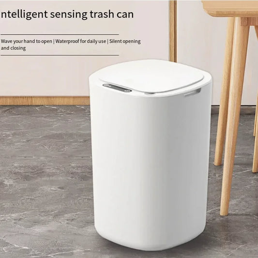 Intelligent Sensor Trash Can Automatic Flip Lid Garbage Classification Household Office Kitchen Bathroom and Medical Trash Can