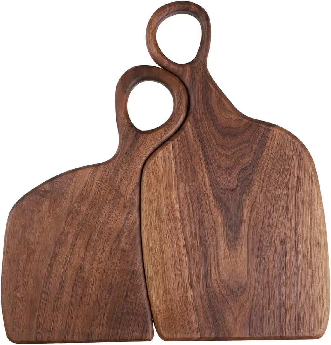 Cutting Board with Handle, Walnut Wooden Chopping Boards for Bread, Vegetables & Fruits, Dinner Cheese Board with Hole